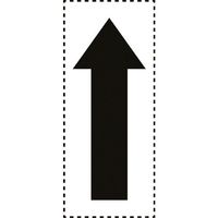 ユニット カッティング矢印 方向表示 黒 小 427-33 1組(10枚) 164-4532（直送品）