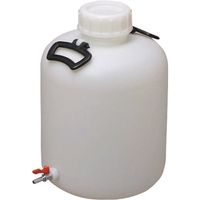 東京硝子器械 TGK 広口びん ボールコック付 20L 876-22-02-12 1個 184-4413（直送品）