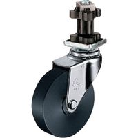 ハンマーキャスター ハンマー パイプ差込み旋回式MCナイロン車輪 65mm 角32用 4205EN-MC65 1個 814-1227（直送品）