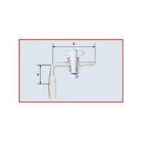 東京硝子器械 TGK SPC曲管90°PTFEコック付 SPC19 371-13-59-22 1個 184-2085（直送品）