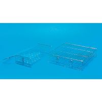 東京硝子器械 TGK バイアルビン立SS 27ー100B 角穴29mm 10×10 360-51-25-02 1台 191-5070（直送品）