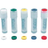 東京硝子器械 TGK 蓋用カラーコーダー 白色 PS製 百個入 602-21-50-04 1箱(100個) 185-3235（直送品）