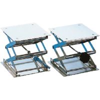 東京硝子器械 TGK ラボジャッキ 150×150mm ノブ式 380-55-32-15 1台 183-5708（直送品）