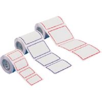 東京硝子器械 TGK ボーダーラベル 2型 40×60mm 赤 444-55-88-02 1個 186-0843（直送品）