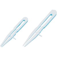 東京硝子器械 TGK PTFE先平ピンセット200mmガイド付 814-17-70-07 1本 185-2229（直送品）