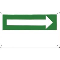 つくし工房 つくし 方向指示標識 ー文字無しー 右矢印 112-D 1枚 185-7286（直送品）