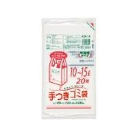 東京硝子器械 TGK 手付ポリ袋 HJN14 20枚入 153-23-69-21 1袋(20枚) 189-8894（直送品）