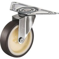 ハンマーキャスター ハンマー Eオールステンレスコーナー 旋回式ウレタン車輪(ナイロンホイール)85mm 220S0E-UR85 1個（直送品）