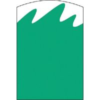 つくし工房 つくし たのし~るベースステッカー グリーンパターン KS-120 1枚 184-6512（直送品）