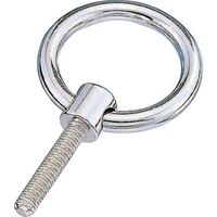 水本機械製作所 水本 つば付リングボルト(ミリネジ) 捻径Mー10 A-869 1個 315-8649（直送品）