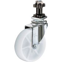ハンマーキャスター ハンマー パイプ差込み旋回式ナイロン車輪 85mm 角32用 4205EN-N85 1個 814-1235（直送品）