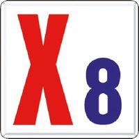 つくし工房 つくし 通り芯表示(カラー鋼板) [X8] J63-X8 1枚 185-7395（直送品）