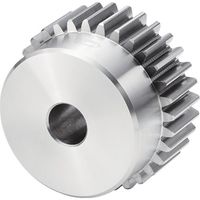 協育歯車工業 KG 平歯車 モジュール0.8 圧力角20度(並歯)BFシリーズ歯数70 形状B1 S80S70BF-0808 1個（直送品）