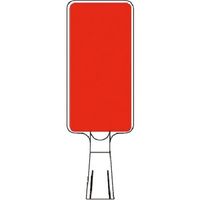 つくし工房 つくし コーンサインスタンド タテ型両面 ー無地ー 赤 CS-159 1台 184-9528（直送品）