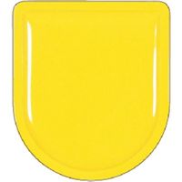 つくし工房 つくし ワッペン ー黄色無地ー 888-Y 1枚 184-9550（直送品）