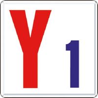 つくし工房 つくし 通り芯表示(カラー鋼板) [Y1] J64-Y1 1枚 185-7468（直送品）