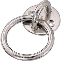 水本機械製作所 水本 ラウンドアイ丸カン 径33mm 内径30mm A-054 1個 316-0296（直送品）