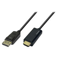 DisplayPort to HDMIケーブル 1.8m 4K60Hz VV-DPHD018-UH-B 1本