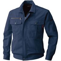 桑和 6113 長袖ブルゾン ネイビー 3L 61133L1 1着（直送品）