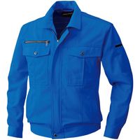 桑和 6113 長袖ブルゾン ブルー S 6113S8 1着（直送品）