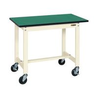 軽量作業台(KSタイプ/均等耐荷重200kg/改正RoHS10物質対応サカエリューム天板/H740mm/移動式) KSー097FERI 1個（直送品）