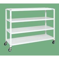 サカエ サカエキャスターラック(ゴム車) STN3ー1212RW 1個（直送品）