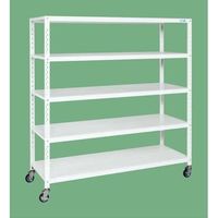 サカエ サカエキャスターラック(ゴム車) STN3ー1518RW 1個（直送品）