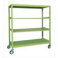 サカエ キャスターラックRK型(ゴム車) RKCNー8754 1個（直送品）