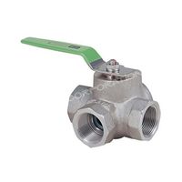 キッツ UTH4LM SCS14A 三方ボール弁【ネジ込・3方4面シート・Lポート】 UTH4LM-50A 1台（直送品）