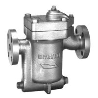 ミヤワキ ベルマイティスチームトラップ【フランジ・鋳鉄・0.01~1.6MPa】 ES10Fー16_50AーASME/JPI300 1個（直送品）