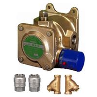 ミヤワキ スチーム・ウォーターミキシングバルブ【ネジ込(Rc)・C3771・0.03~1MPa】 MX1NーA_40A 1個（直送品）