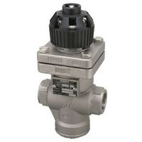 ミヤワキ 直動形蒸気用減圧弁【ネジ込(Rc)・ステンレス・0.2~1.6MPa】 REC1ー2_15A 1個（直送品）