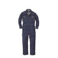 丸鬼商店 デニムツナギ ネイビー 5L DN600-40-5L 1枚（直送品）