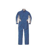 丸鬼商店 長袖ツナギ ブルー 4L RO710-04-4L 1枚（直送品）
