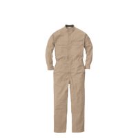 丸鬼商店 長袖ツナギ ライトグレー 4L 910-71-4L 1枚（直送品）