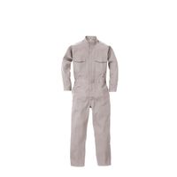 丸鬼商店 綿長袖ツナギ ライトグレー M 210-71-M 1枚（直送品）