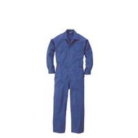 丸鬼商店 綿長袖ツナギ ブルー LL SSG01-04-LL 1枚（直送品）