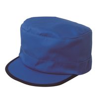丸鬼商店 綿作業帽子 ブルー SSGB-04 1セット（5個）（直送品）
