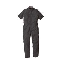 丸鬼商店 JIS T8118帯電防止半袖ツナギ ダークグレー 4L AE391-72-4L 1枚（直送品）