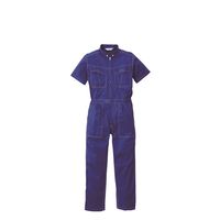丸鬼商店 半袖ツナギ ブルー LL PS105-04-LL 1枚（直送品）