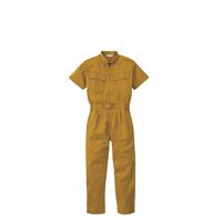 丸鬼商店 半袖ツナギ ゴールド LL PS105-51-LL 1枚（直送品）