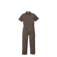 丸鬼商店 半袖ツナギ チャコールグレー L PS105-70-L 1枚（直送品）