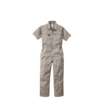 丸鬼商店 半袖ツナギ ライトグレー B3L 913-71-B3L 1枚（直送品）