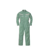 丸鬼商店 夏長袖ツナギ パステルグリーン L PS113-63-L 1枚（直送品）