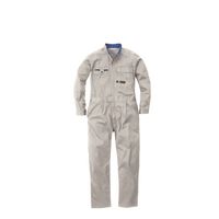 丸鬼商店 夏長袖ツナギ ライトグレー L PS120EK-71-L 1枚（直送品）