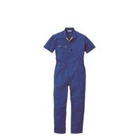 丸鬼商店 半袖ツナギ ブルー BLL PS121EK-04-BLL 1枚（直送品）