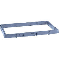 三甲 テンバコK嵩上げフレームグレー 67381100GY00 1セット（10個入）（直送品）