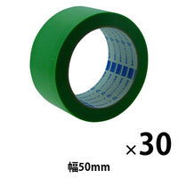 オカモト ＰＥクロス養生用 No.414R 50mm×25m 緑 414R 1セット（30巻）