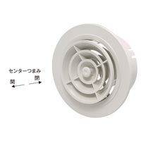 因幡電機産業 JAPPY 換気用樹脂製レジスター JMP100WG 1セット(6個)（直送品）