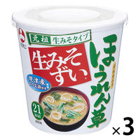 旭松食品 カップ生みそずい合わせほうれん草 15.1g 1セット（1個×3）